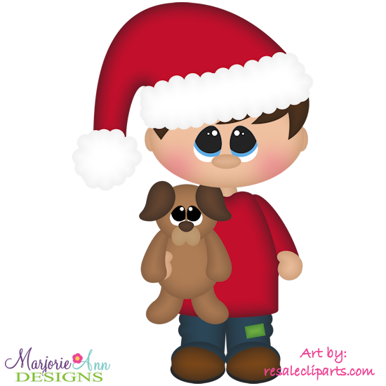 Friend Pals-Christmas Boy Exclusive SVG Cutting Files + Clipart - Click Image to Close